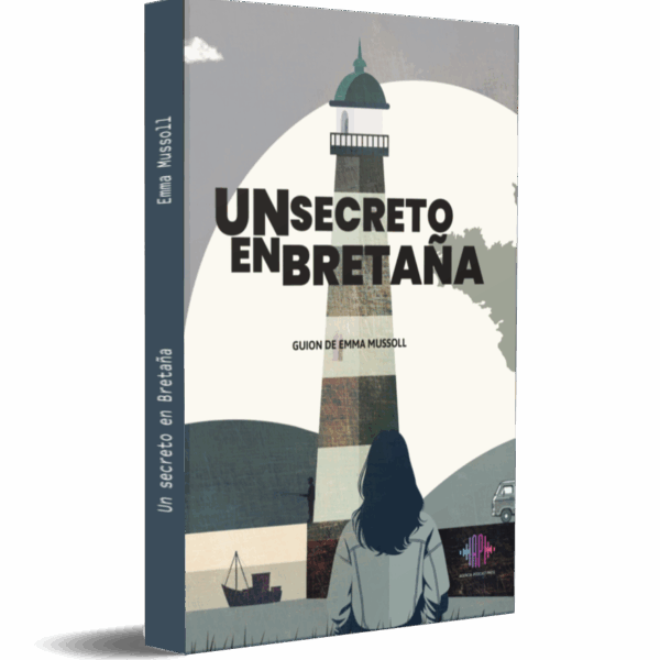 Portada libro guion «Un secreto en Bretaña»